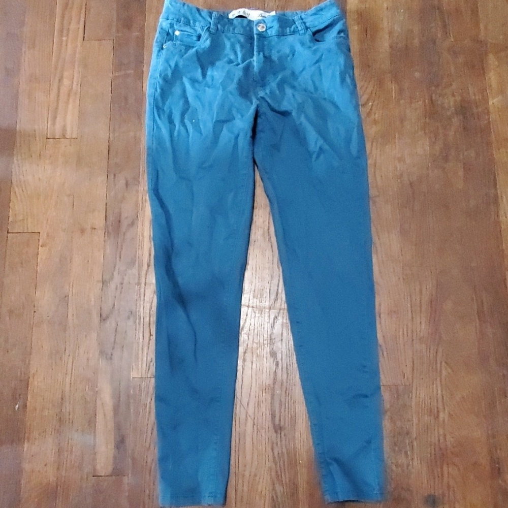 Teal Skinny Jeans